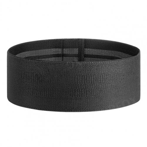 Workout Squats Yoga Strength Training Hip Loop Anti-slip Elastic Resistance Band Strength Training: black