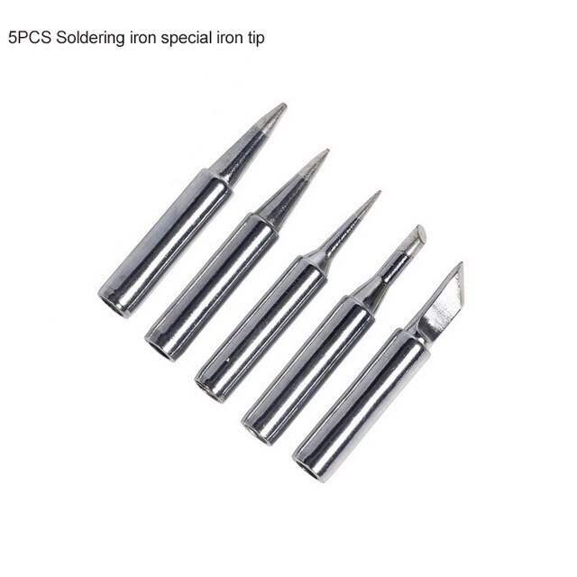 5 In1 220V 60W Adjustable Temperature Electric Soldering Iron Internal Heating Solder Station Repair Tool With 5 Tip: soldering tips
