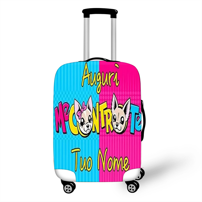 Me contro Te Travel Luggage Suitcase Cover Trolley Bag Protective Cover Men's Women's Elastic Suitcase Cover