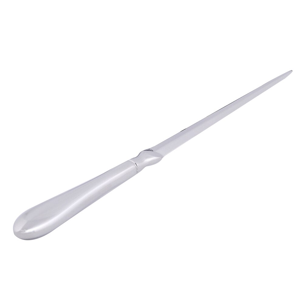 Solid Slitter Letter Opener  Hand Stainless Steel Office Lightweight Universal Cutter Envelope Practical School Silver