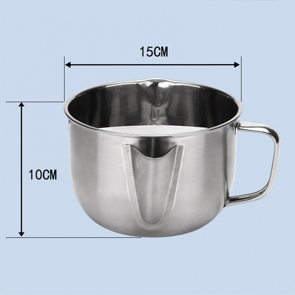 Separador de grasa y salsa de acero inoxidable, cuenco colador, utensilios de cocina