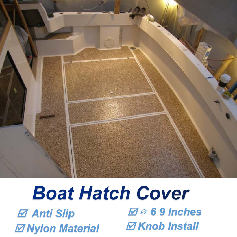6 Zoll Boots luken abdeckung mit T-förmigem Zugring für Yacht Marine Inspektion RV Zugang Dichtung knopf Installation Hardware Teile
