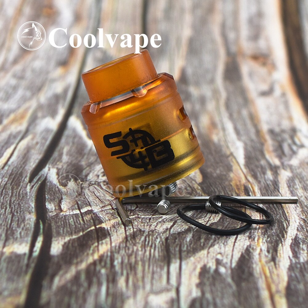 coolvape Apocalypse RDA 24mm Adjustable with pin BF Vaporizer Adjustable Airflow Control Rebuilding tank vs goon v1.5 rda: pei