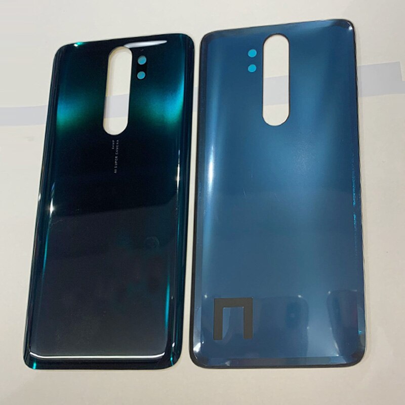 Panel de cristal trasero para Xiaomi Redmi Note 8 Pro, cubierta de batería, repuesto