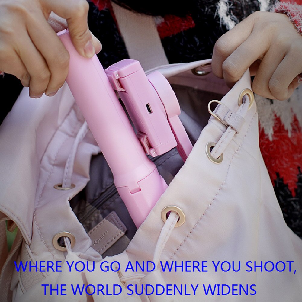 Universal Mobile Phone Stabilizer Anti-Shake Rotating Handle Self-timer Horizontal Vertical Shoot for iOS and Android Devices