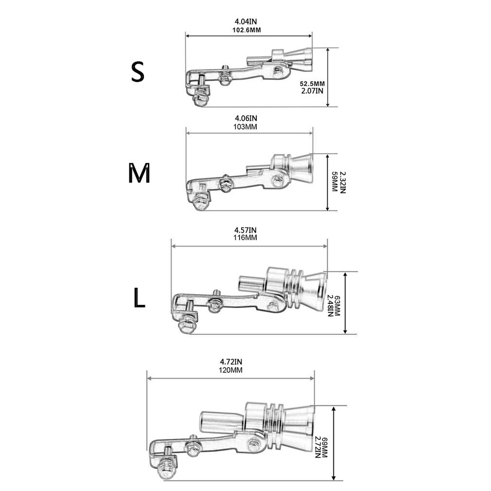 strojenie samochodowy gwizdek turbiny rura wydechowa sygnalizator akustyczny turbina ogon gwizdek akcesoria robić modyfikacji samochodów