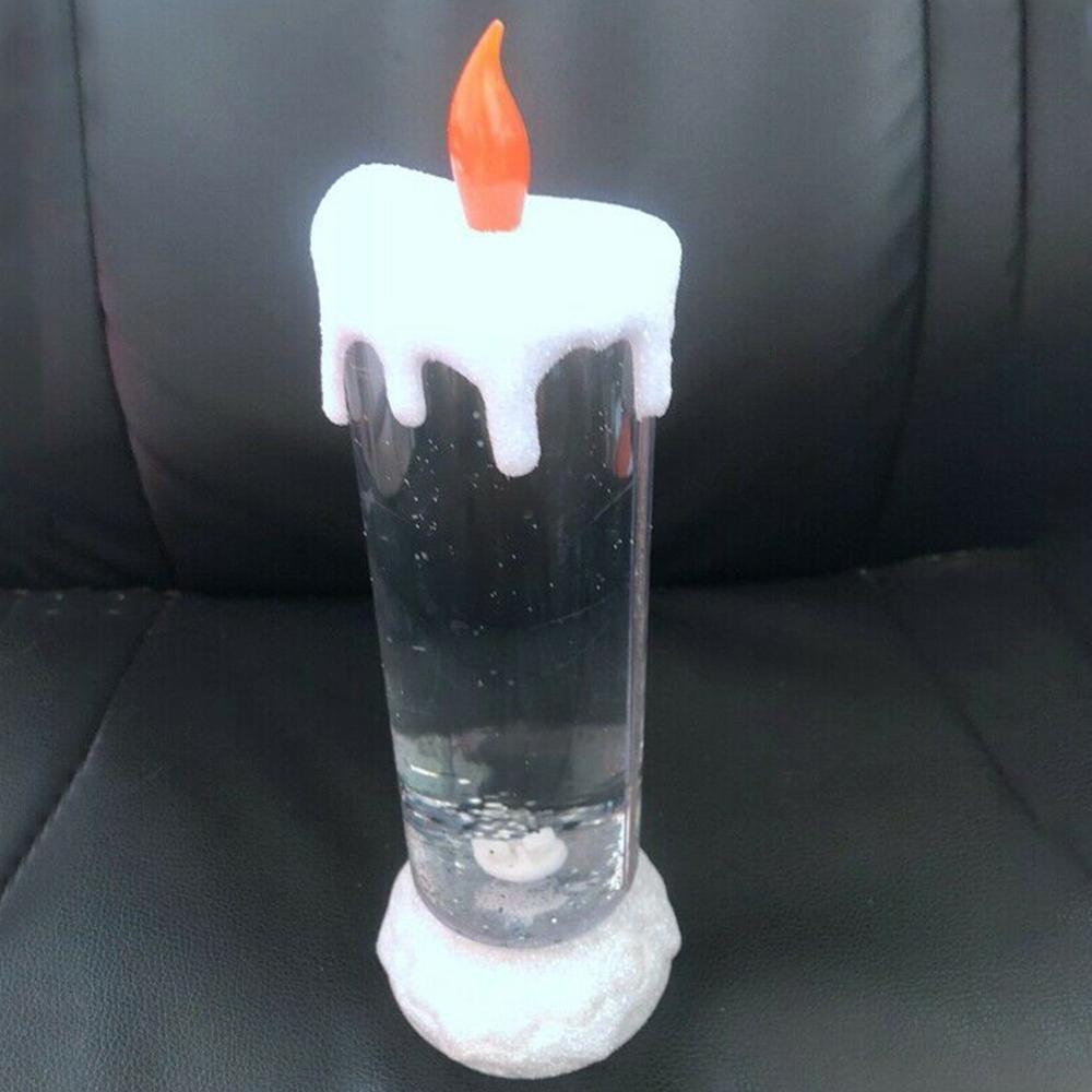 Vela de agua LED que cambia de color, vela LED brillante recargable, cambia de color, R5O5