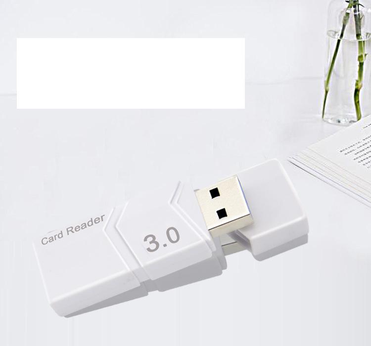 Usb 3.0 Kaartlezer Hoge Snelheid Lezen/Schrijven Voor Micro Sd-kaart: white