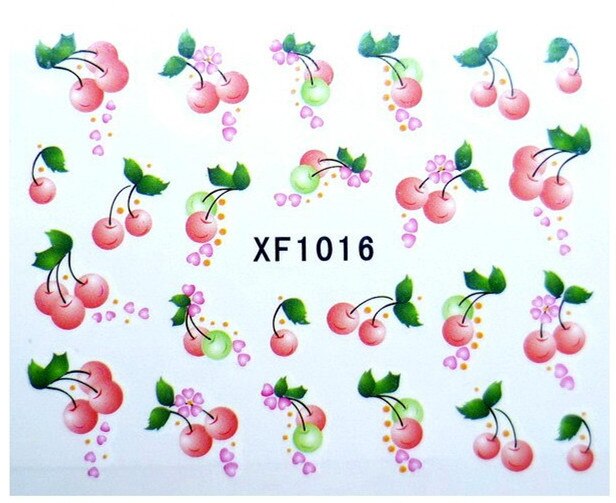 Wuf 60 Sheets Mix Bloem Diy Decals Nagels Water Transfer Printen Stickers Voor Nagels Salon