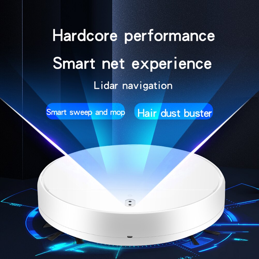 Intelligent Sweeping Automatic Vacuum Cleaner Strong Suction Rechargeable Smart Cleaner For Home Clean Dry/Wet Floor