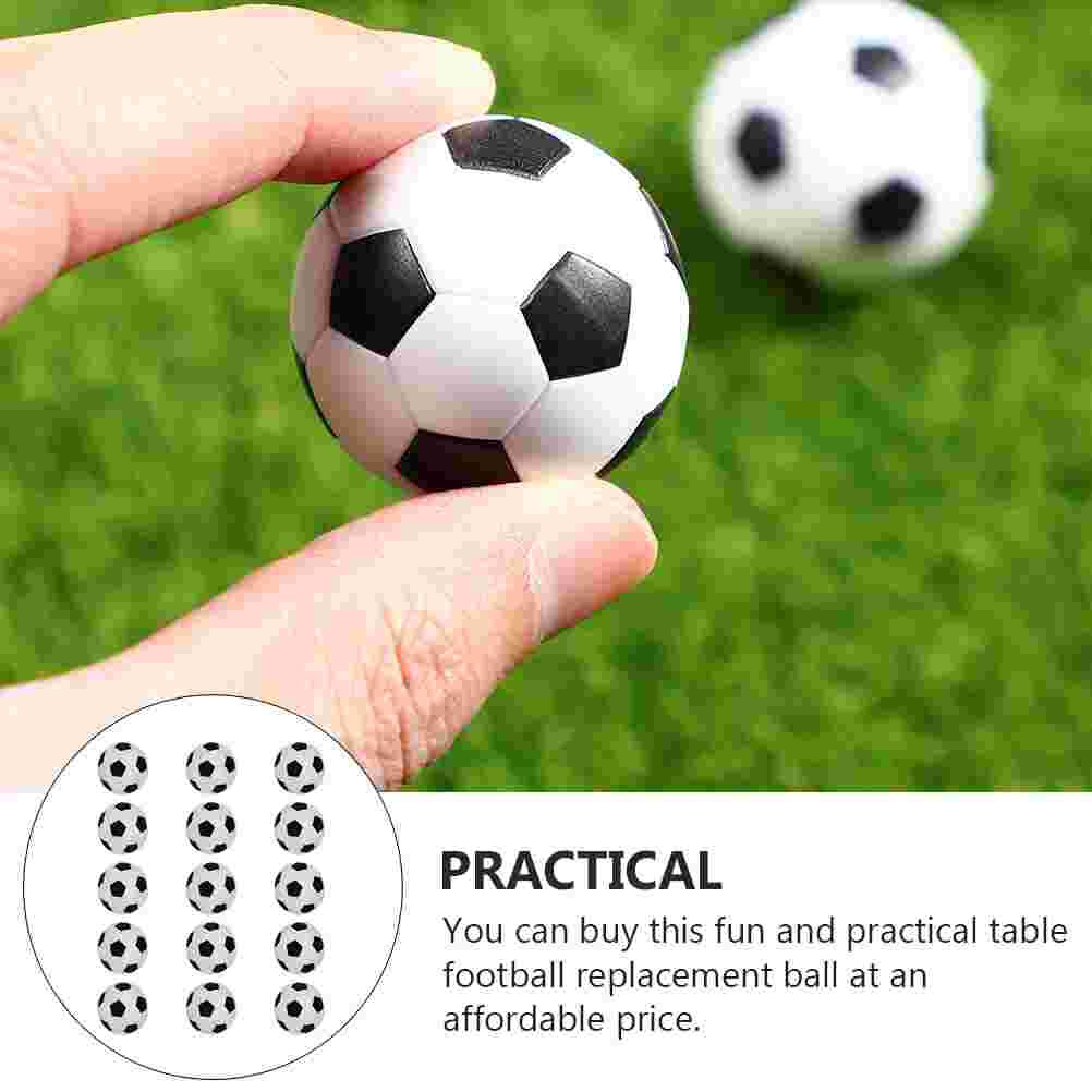 15 pcs table football balls, table soccer balls, replacement balls, table football accessories