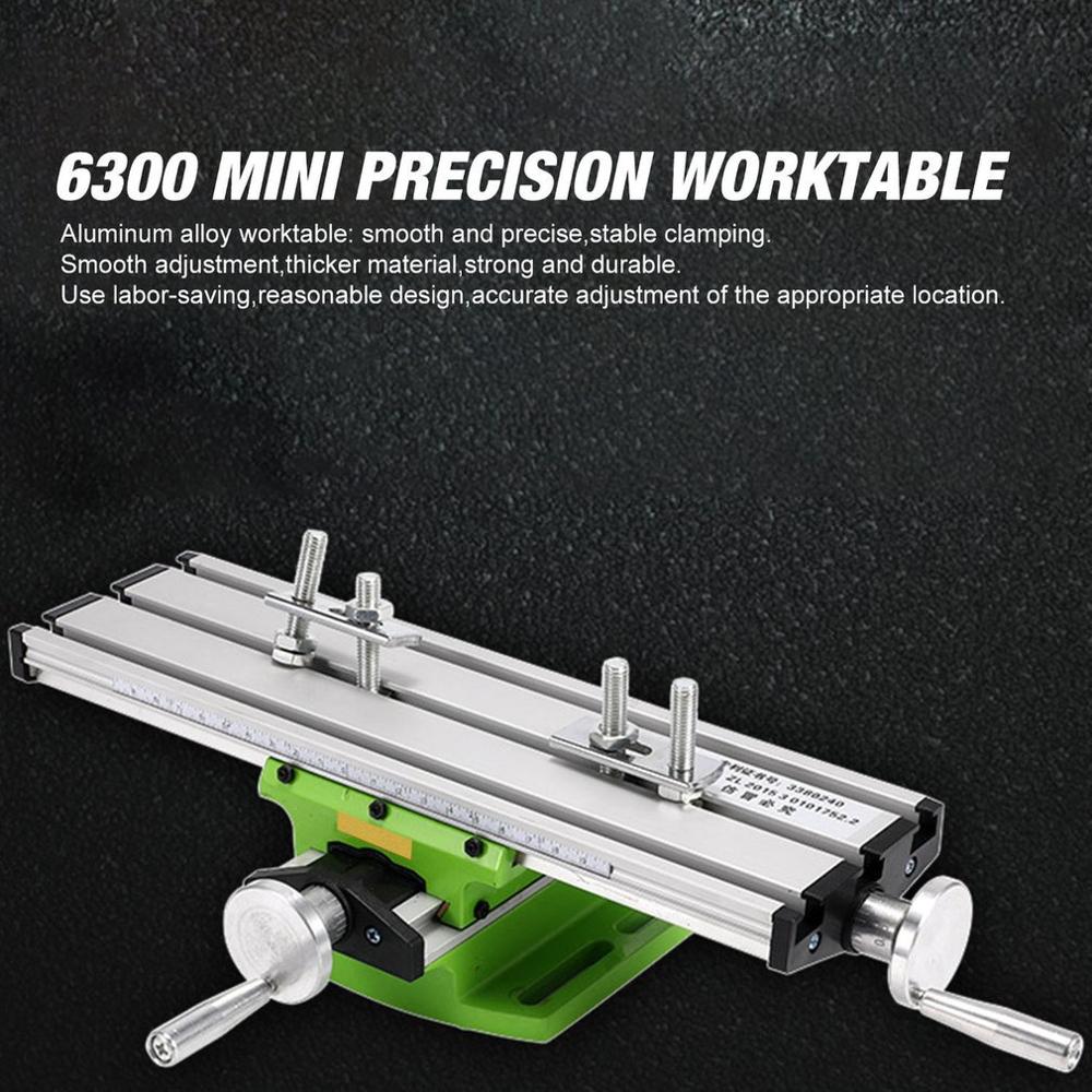6300 mini-præcisions multifunktionelle arbejdsbordbænk skruestikboremaskine x og y-akse justering koordinatbord