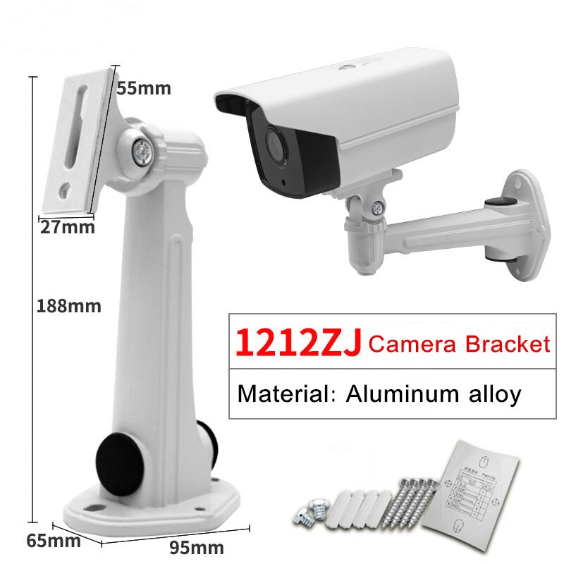 Soporte de techo para cámara domo CCTV, ángulo recto y tornillos, ajuste Universal para interior y exterior, duradero, resistente al óxido, tipo L, montado en la pared