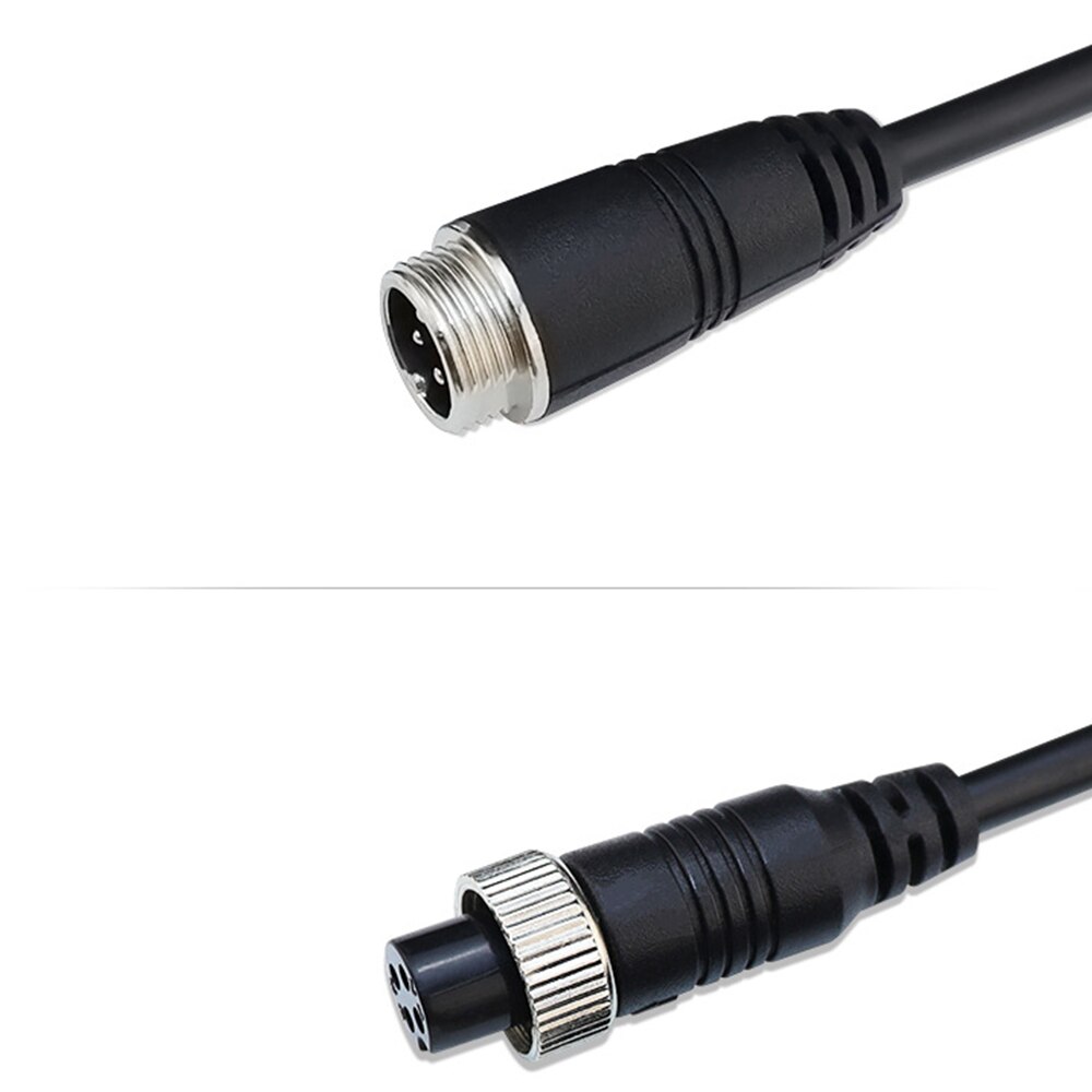 5M/10M/15M/20M 4 pin aviation vehicle cctv camera waterproof extension cable 4-Pin Aviation Video Cable