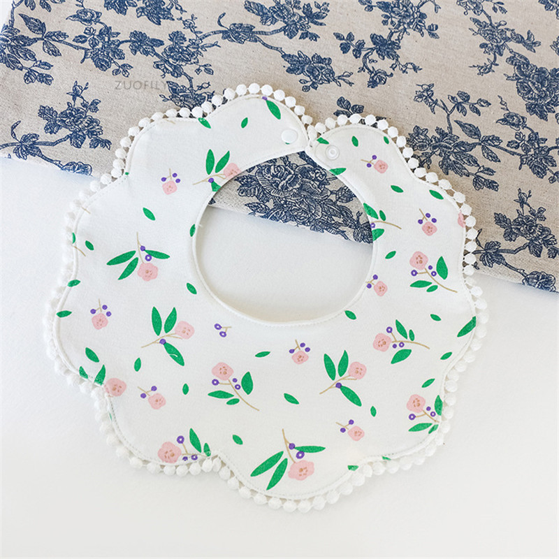 Baby Speeksel Handdoek Slabbetjes 360 Graden Rotatie Leuke Print Burp Doek Zachte Katoenen Baby Slabbetjes Peuter Jongen Meisjes Bib Bandana baby Slabbetjes: a