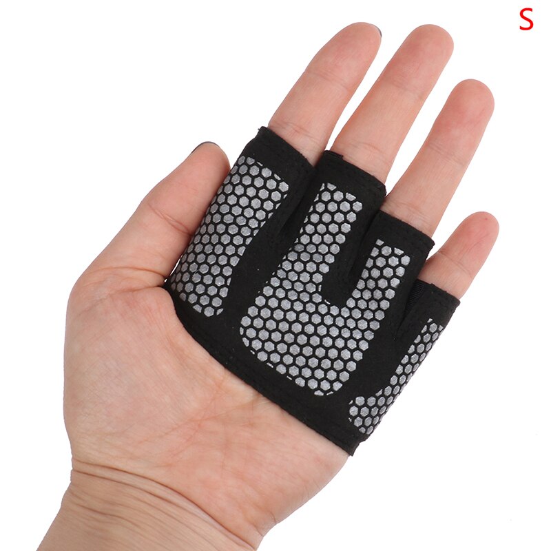Guantes de medio dedo para Fitness para hombre y mujer, para Crossfit, entrenamiento, gimnasio, levantamiento de pesas de potencia, culturismo, Protector de manos