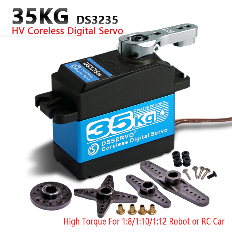 35Kg/25Kg High Torque Coreless Digitale Servo DS3235 En DS3225 Roestvrij Sg Waterdicht Voor Robotic Diy Rc auto