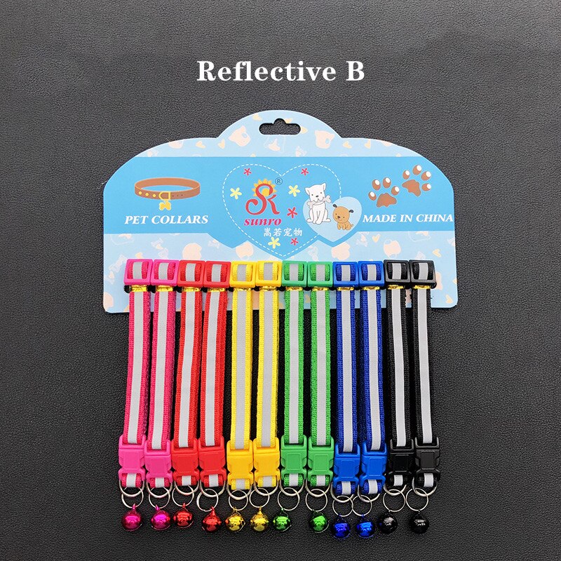 12PCS/Lot Dog Collars Pet Cat Puppy Color Buckle N... – Grandado