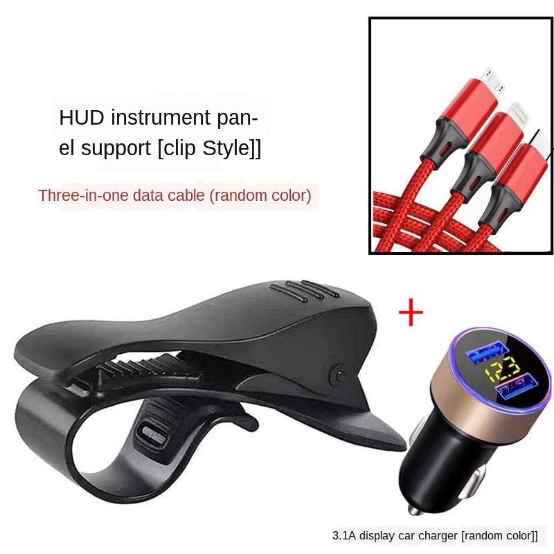 Multifunction Universal Car Dashboard Mount Holder Hud Clip Vehicle Monuted GPS Mobile Phone Support Car Accessories: G