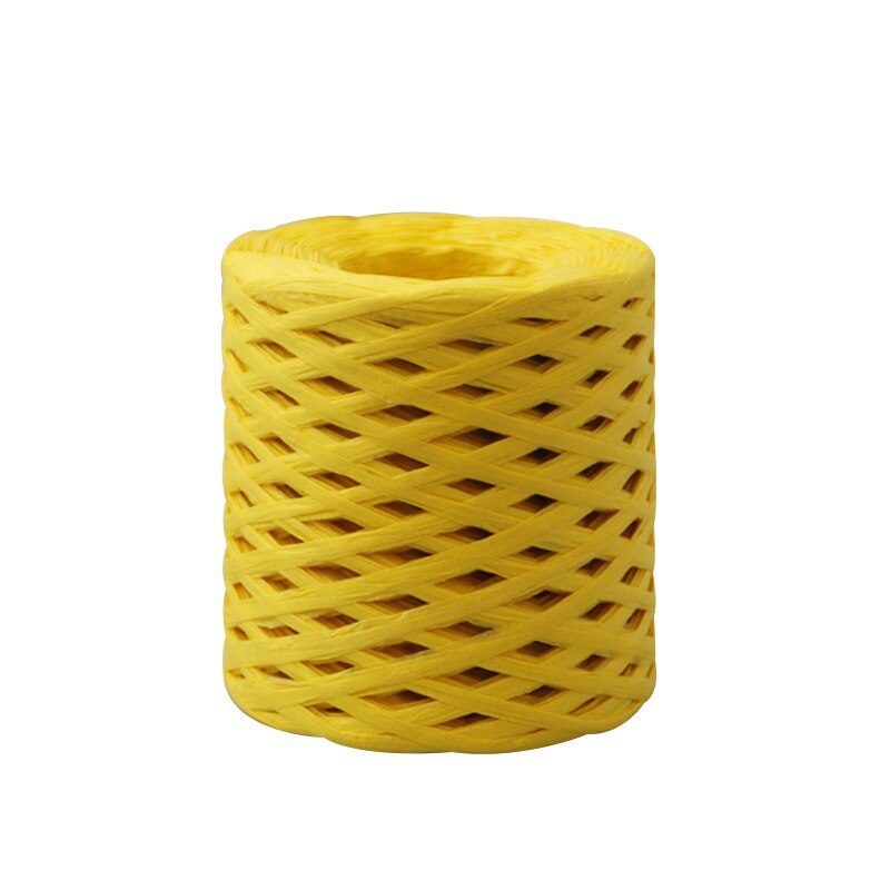 200m färgglada pappersrep raffia band dekoration sladd låda inslagning packning scrapbooking hantverk bröllop födelsedag julfest: 6