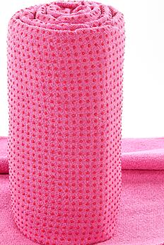 183Cm * 63Cm Microfiber Fitness Oefening Workout Yoga Dekens Ultradunne Non Slip Yoga Handdoek Mat Cover: Roze