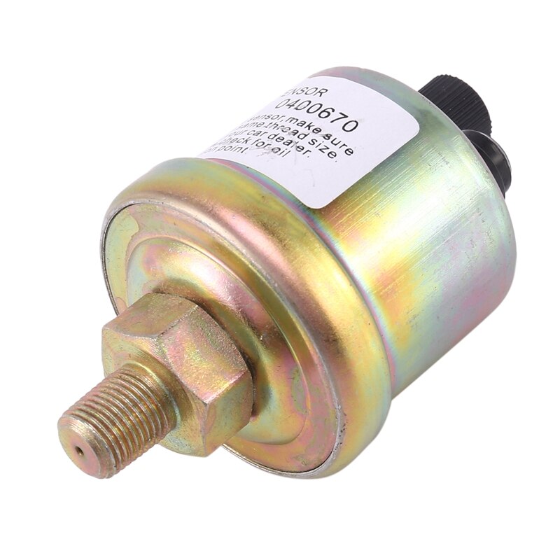 Manómetro Digital de presión de aceite para coche, medidor de cara negra, 2 pulgadas, 52mm, 0-10 Bar, luz roja, pantalla LED