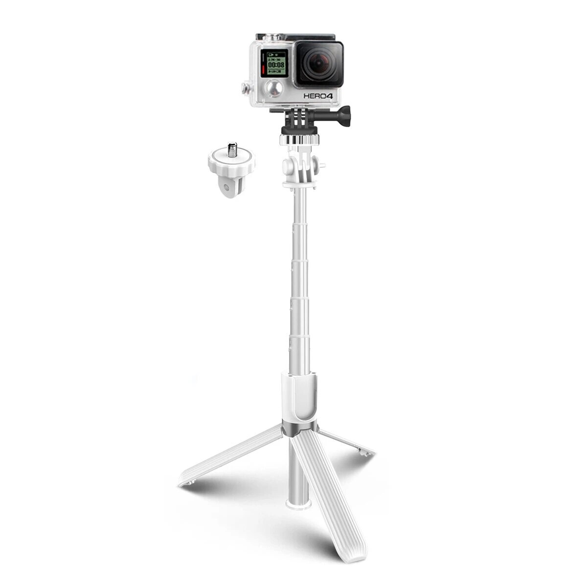 ELEGIANT – perche à Selfie tout-en-un, trépied en aluminium léger, extensible, avec télécommande, pour petit appareil photo