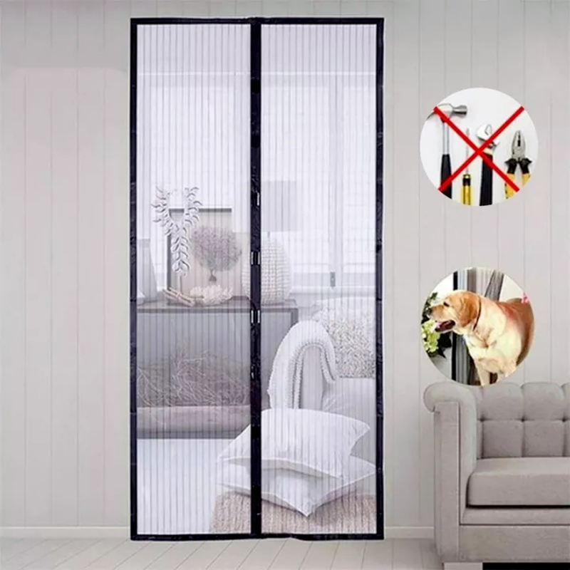Zanzariera per tenda per porta con schermo magnetico rinforzato senza attrezzi zanzariera per zanzariera per zanzariera zanzariera per porta con chiusura automatica