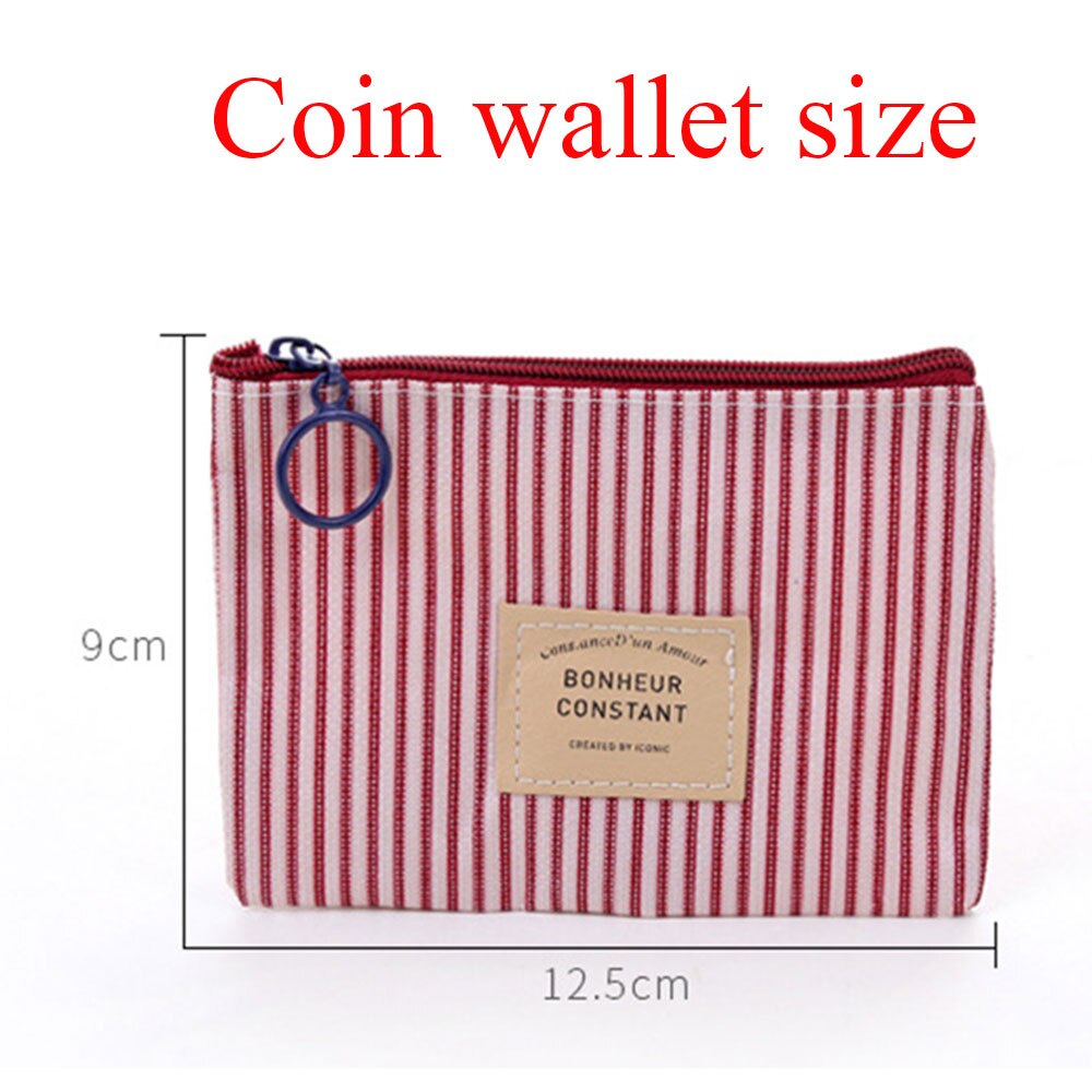 1 PC unisexe toile sac à main carte clé Mini sac à main sac en toile petit Zipper porte-monnaie porte-carte petit sac Mini portefeuille