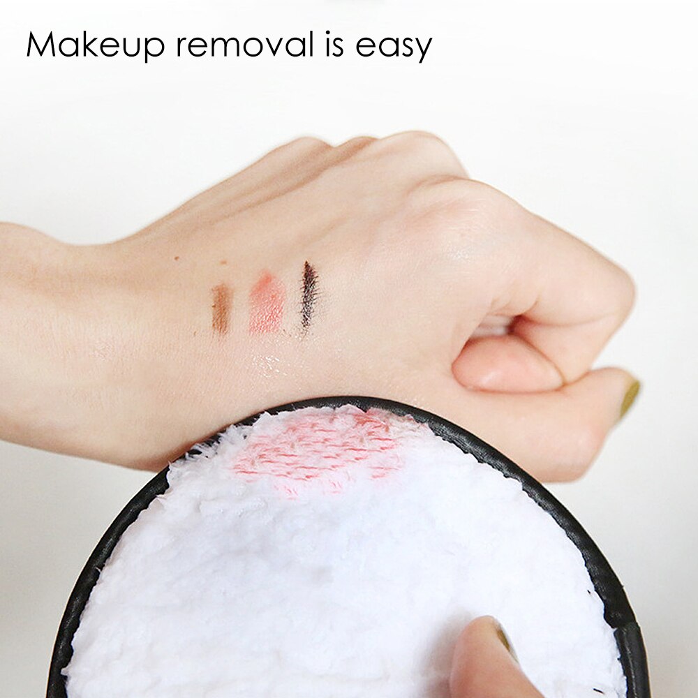 Reusable Makeup Remover Pads Cotton Wipes Microfiber Make Up Removal Sponge Cotton Cleaning Pads Tool