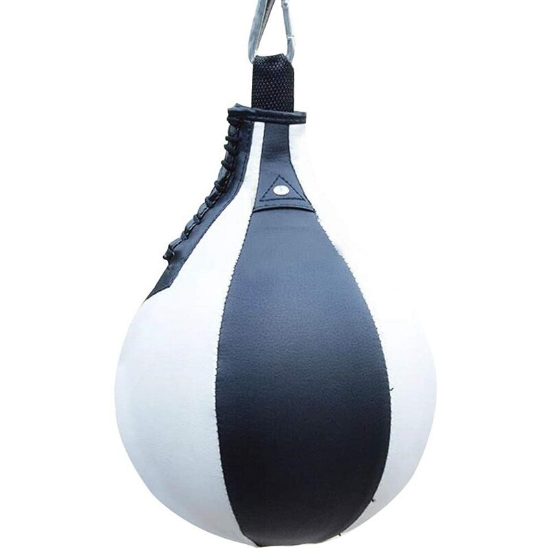 Boxing Speed Ball Pear Shape PU Speed Bag Boxing Punching Bag Swivel Speedball Exercise Fitness Training Ball: Default Title
