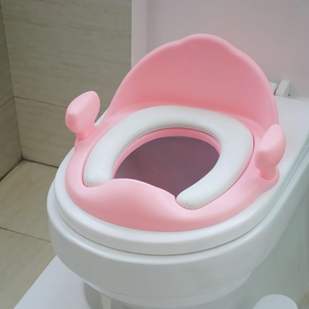 Folding Baby Potty Training Seat Infant Toilet Seat with Adjustable Ladder