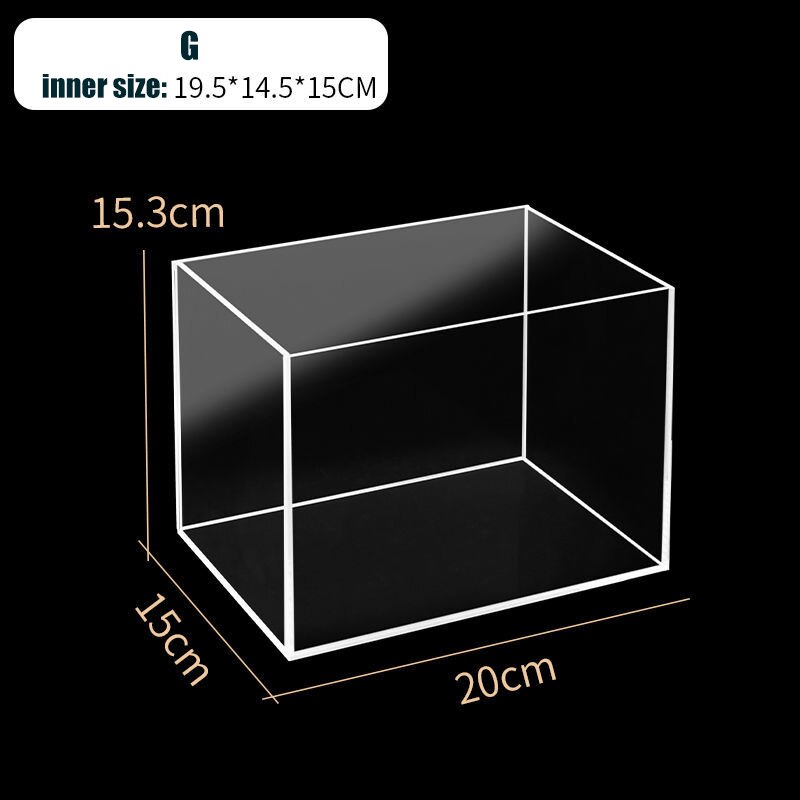 Acrylic Fish Tank Betta Fish Display Rack Multi-grid Desktop Small Fish Tank Isolation Turtle Tank Miniature Landscape: Clear