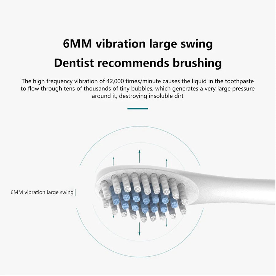Sonic Electric Toothbrush Automatic 6 Files Household USB Charging toothbrushes Sonic for Adult with 4 tooth Brush Head