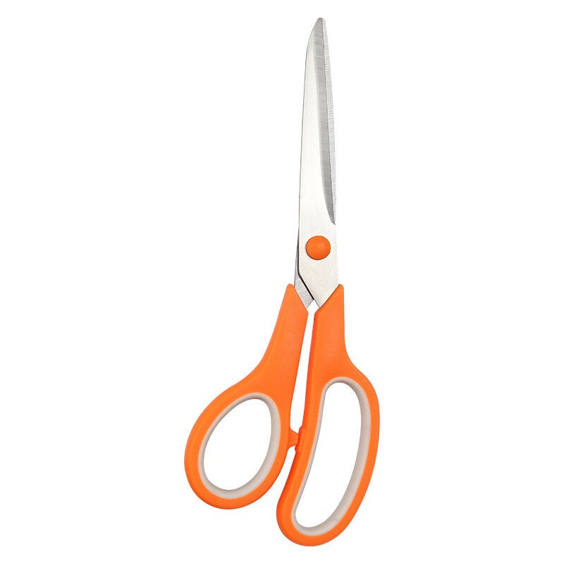 8 "Kleermaker Schaar Voor Stof Multipurpose Roestvrij Staal Papier Snijden Handwerken Naaien Schaar Huishoudelijke Kantoorbenodigdheden: Orange