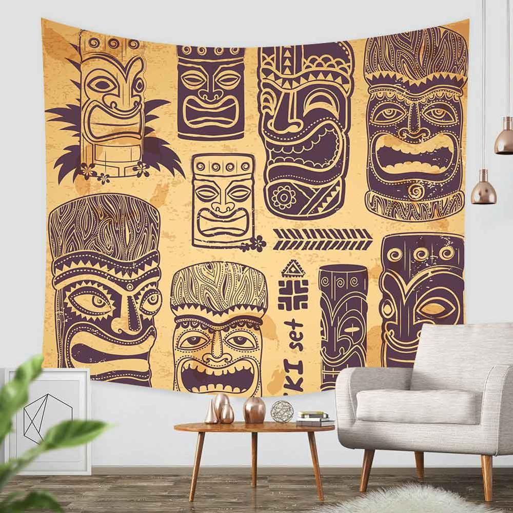 Simsant – masque Tiki Tribal Maya hawaïen, tapisserie de Sculpture, Tribal Totem de mythologie d&#39;egypte ancienne pour décoration de chambre à coucher