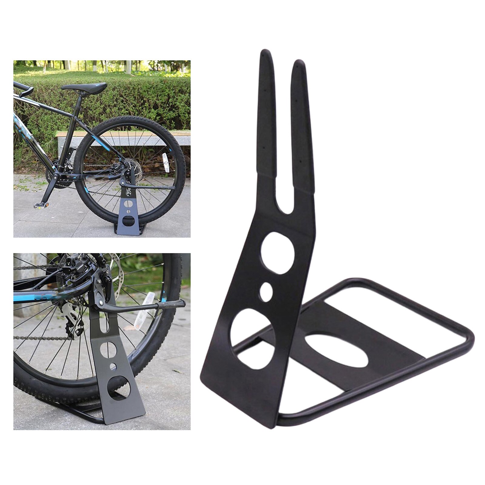 Stable Bicycle Floor Rack Hub Mount Parking Rack Garage Apartment Storage Disc Brake Bike Displaying Stand Accessories