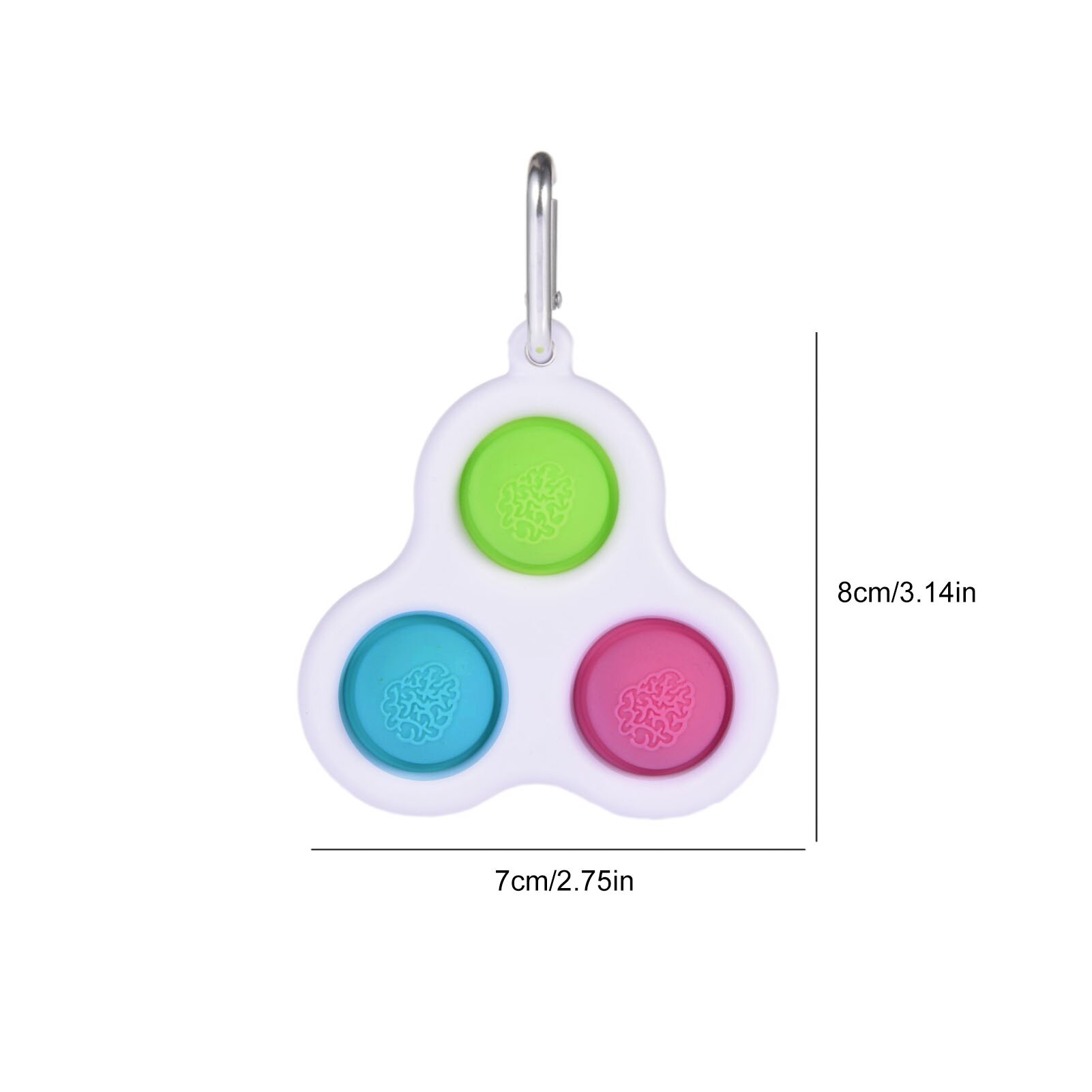 Fidget proste dołek zabawki tłuszczu mózgu zabawki Stress Relief zabawki dla dzieci dorosłych zabawki typu Fidget brelok