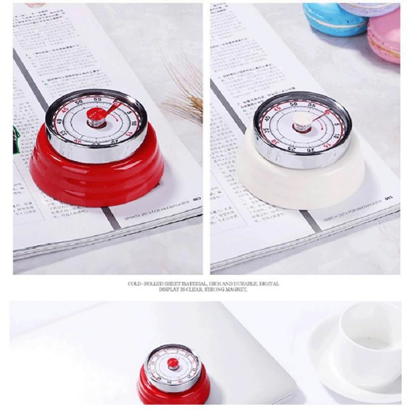 Kitchen Timer Adsorption Refrigerator Roman Dial Mechanical Kitchen Timers Yoga Timer Can Attract Refrigerator With Magnetic