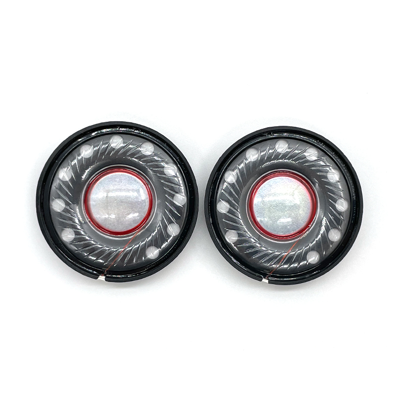 2 Stuks Transparant 40Mm 32 Ohm Diy Hoofdtelefoon Speaker Unit Full Range Magnetische Vervanging Luidspreker Driver