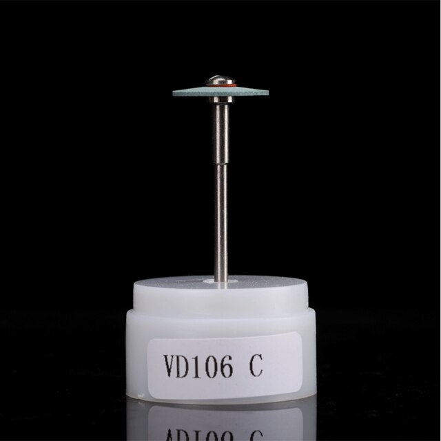 Dental Laboratory Diamond Rubber Polisher Removing Finishing Zirconia No Need Water Cooling Generate Little Heat: VD106 C