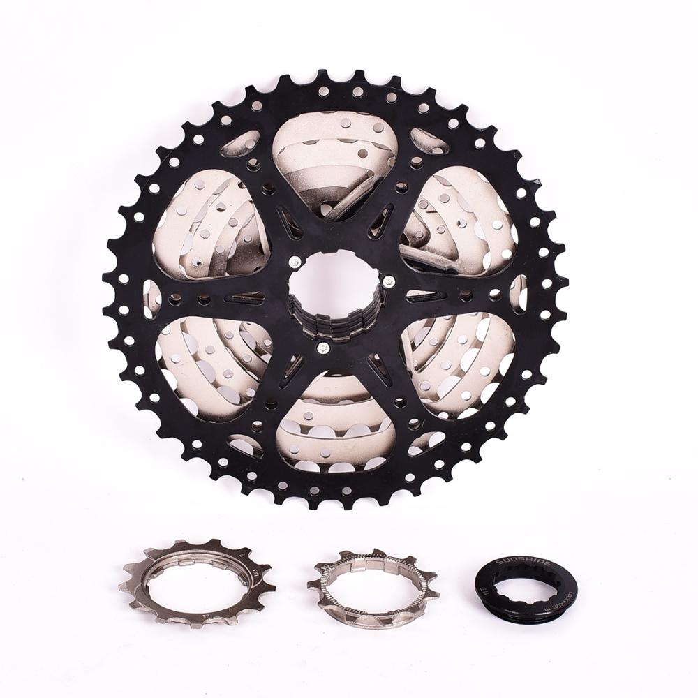 SUNSHINE MTB Bike Freewheel For 8 speed 8S 11-32 36 40 42T MTB Mountain Bike Flywheel 8 24 Speed Cassette Sprocket