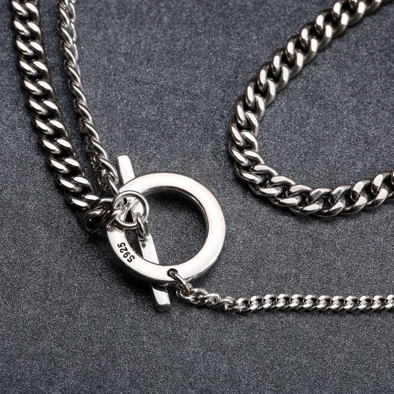 Sa silverage 925 sterling zilveren kettingen hangers voor vrouwen fijne sieraden 925 zilveren hanger lange ketting medaillon muis 925