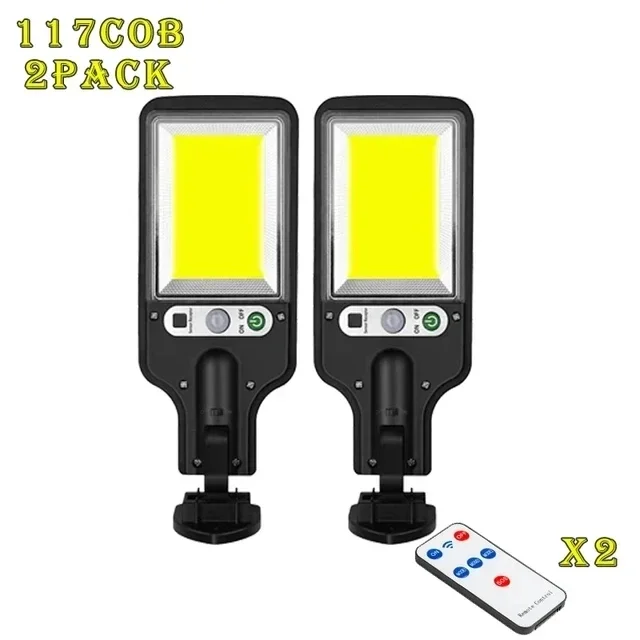 Zonne-Energie Straatverlichting Buiten Zonne-Energie Lamp Met 3 Lichtmodus Waterdichte Bewegingssensor Veiligheidsverlichting Voor Tuin Patio Pad Tuin: changeable