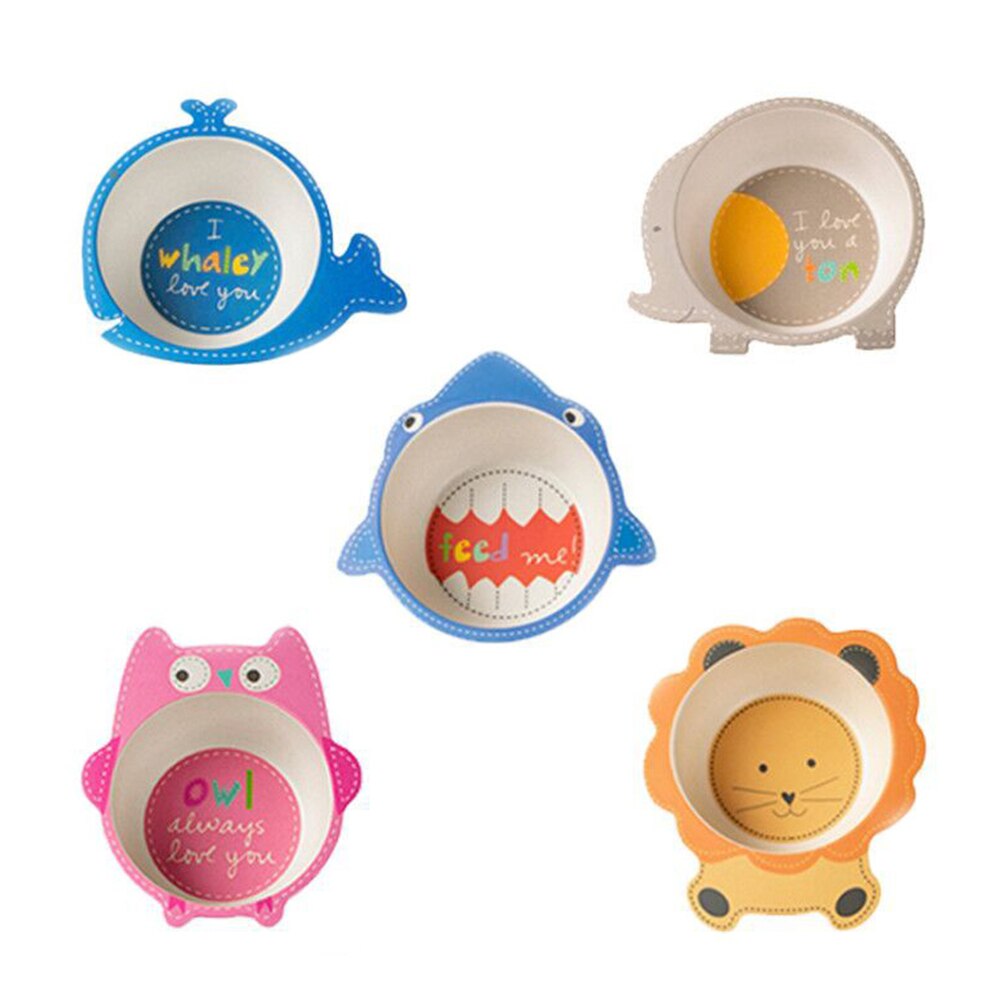Bol Ramen en en Fiber de bambou, Kawaii, à nouilles, pour enfants, bébés, vaisselle de table