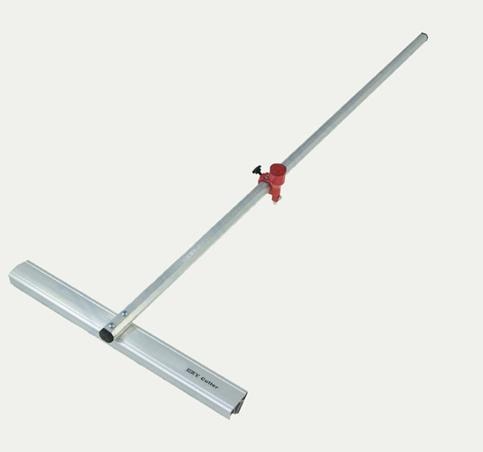 Cortador de regla estilo T de corte de vidrio, herramienta artesanal, vástago de aleación de aluminio de 0,9 M