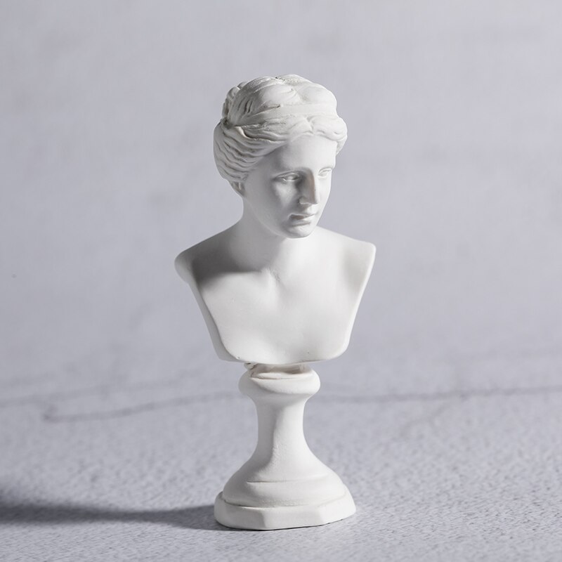 World Famous Statue Retro Art Resin Head Skull Sculpture Sketch Model David Moliere Home Decoration Accessories: Venus