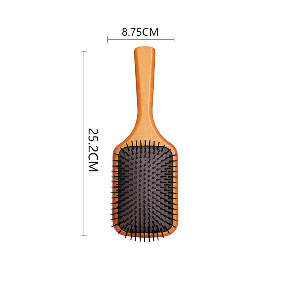 Peine de masaje para aveda, bolsa de gas antiestática, cojín de aire, cepillo para desenredar el pelo rizado y húmedo, para peluquería y estilismo: L