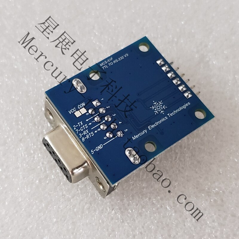 Módulo de puerto serie DB9 hembra, nivel de RS-232, conversión recíproca TTL