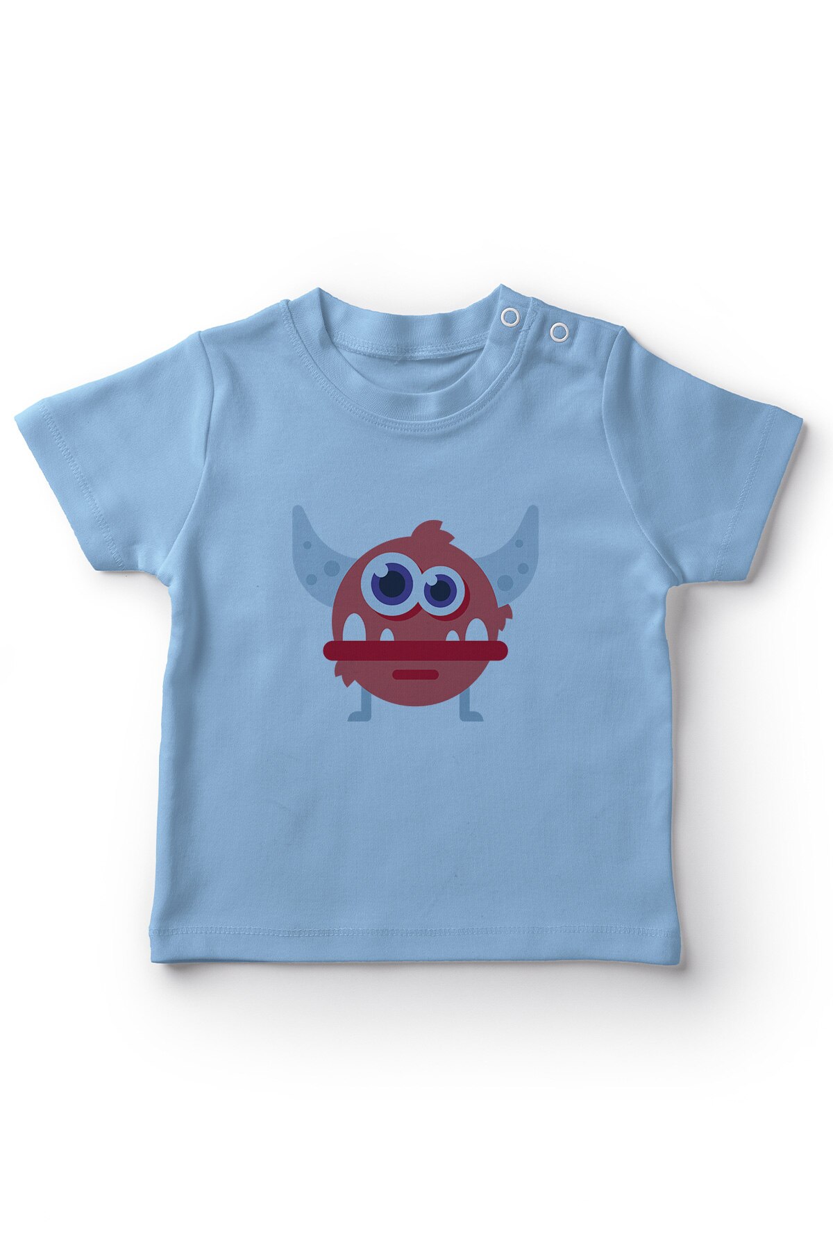 Angemiel bebé piedra Cuerno es monstruo niños bebé camiseta azul